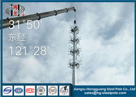 방송 기업을 위한 H25m 고도 Q345 원거리 통신 돛대 탑