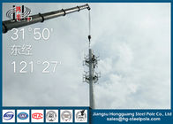 ISO 9001 다각형 강철 관 휴대폰 Monopole 탑 Q355 H30m