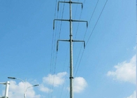 35FT 8각형 강철 관 전등 기둥 전송선 고도 10m